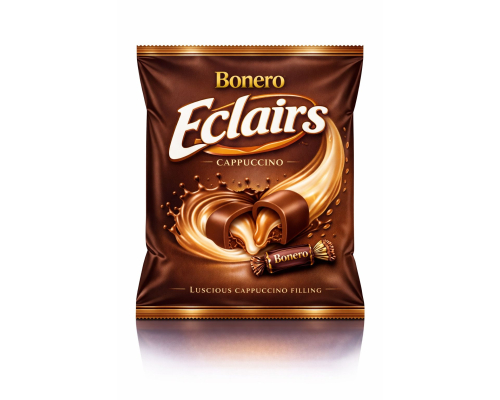 Bonero Éclairs Cappuccino – Luscious Cappuccino Filling