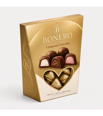  Bonero Golden Heart Window Box 250grx10