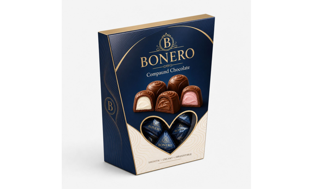 Bonero Heart Window Box 250grx10