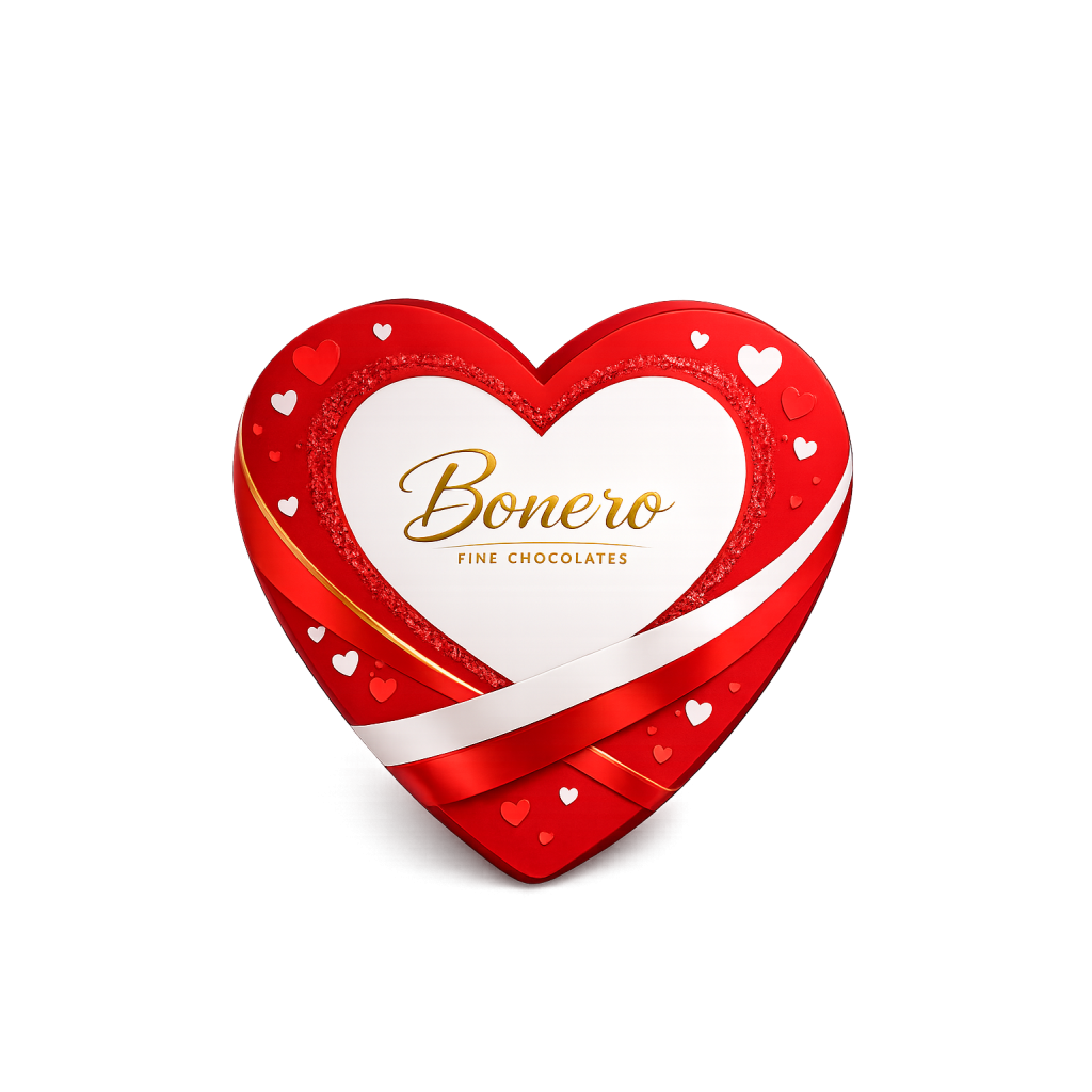 Bonero Fine Chocolates 140g Heart Shape Gift Box