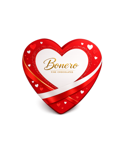 Bonero Fine Chocolates 140g Heart Shape Gift Box