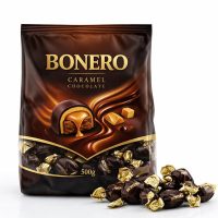 Bonero chocolate  filled caramel double twist