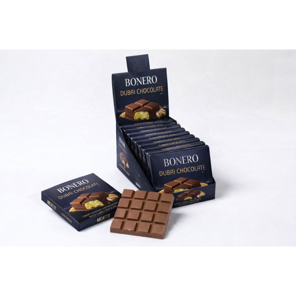 Dubai Chocolate Crispy Kadayif & Pistachio with Dark Chocolate