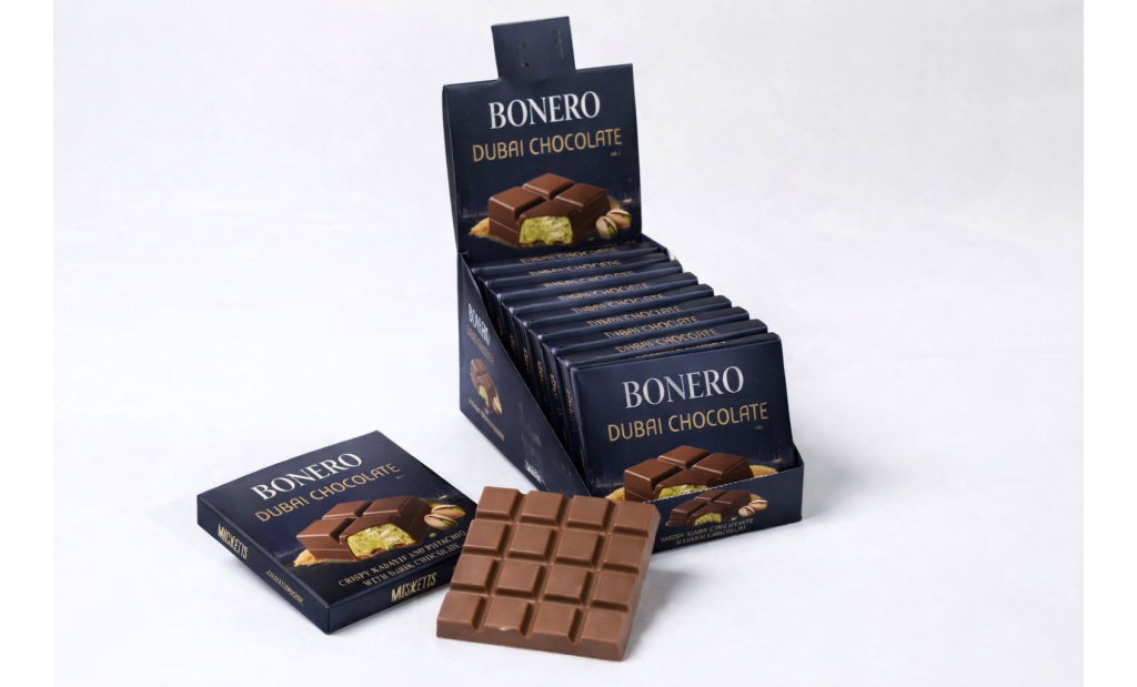 Dubai Chocolate Crispy Kadayif & Pistachio with Dark Chocolate