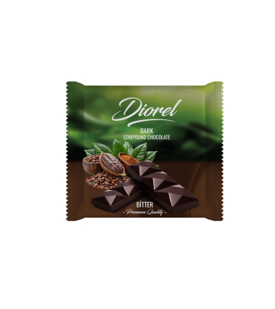 Diorel Dark Compound Chocolate Tablet 40g