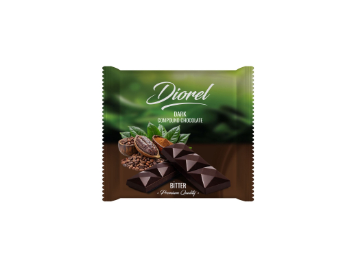Diorel Dark Compound Chocolate Tablet 40g