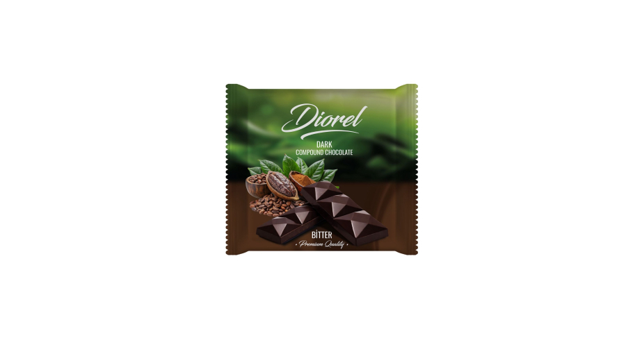 Diorel Dark Compound Chocolate Tablet 40g