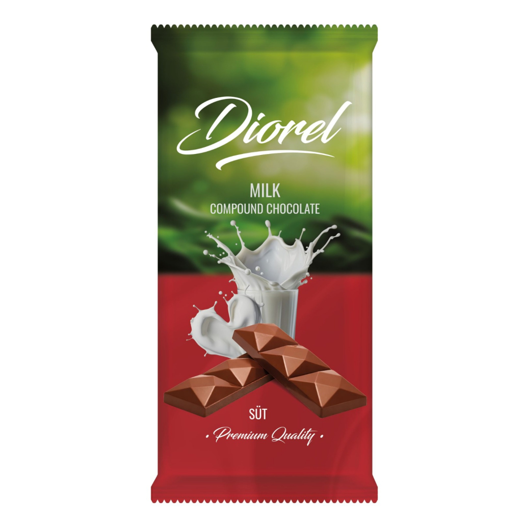 Diorel Milk Compound Chocolate Tablet 80g