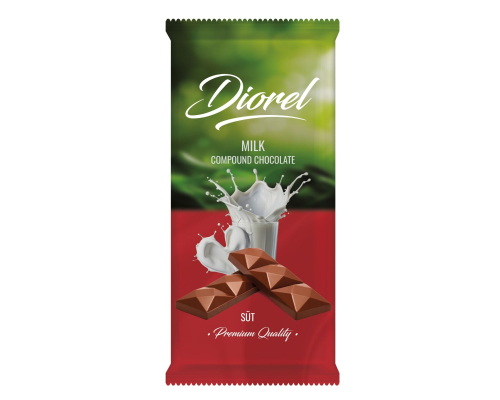 Diorel Milk Compound Chocolate Tablet 80g
