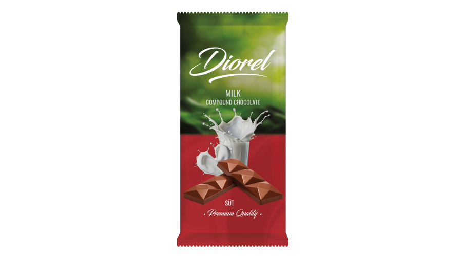 Diorel Milk Compound Chocolate Tablet 80g