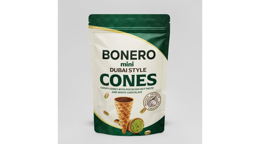 BONERO Dubai Style Waffle Cone Chocolate – Premium Choice for Global B2B Markets
