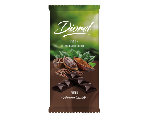 Diorel Dark Compound Chocolate Tablet 80g