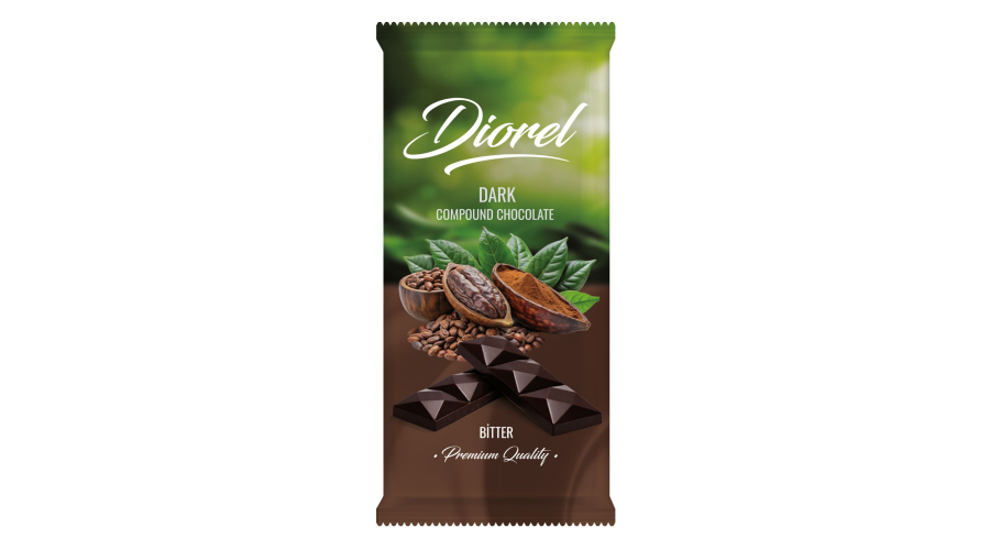 Diorel Dark Compound Chocolate Tablet 80g