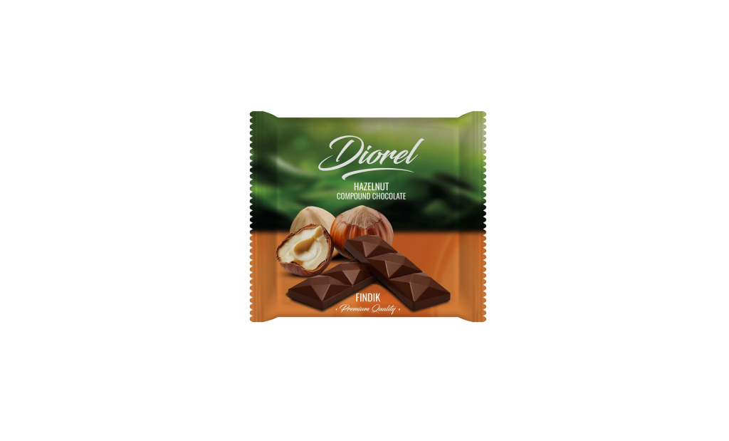 DIOREL Hazelnut Compound Chocolate Tablet 40 G