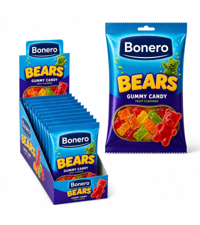 Bonero Bears Gummy Candy 80gr 