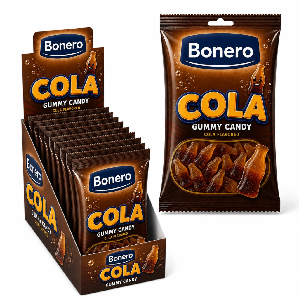 Bonero Cola Gummy Candy 80g