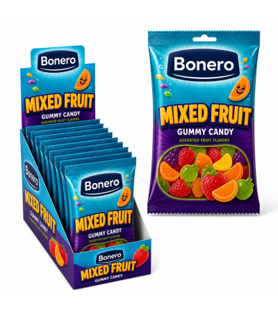 Bonero Fruit Garden Gummy Candy 80g