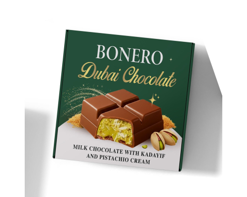 Crispy, Nutty, with Milk Chocolate Irresistible: Inside BONERO’s Dubai Chocolate 
