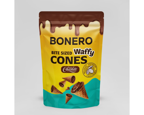 BONERO Milky Waffle Cone Chocolate – Smooth & Creamy Excellence for Global B2B Markets