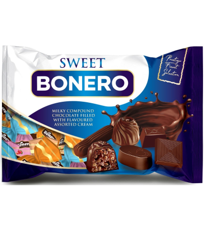 Bonero chocolate truffle single twist assorted flavors 