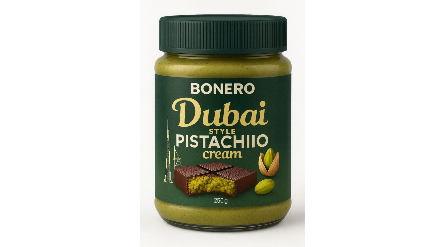 BONERO Dubai style Pistachio Spread – A Luxuriously Smooth 