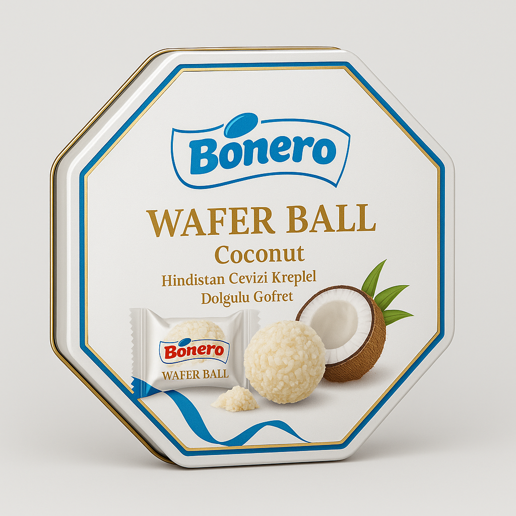 Bonero Christmas Gift Chocolate Octagonal Tin Box 400gr