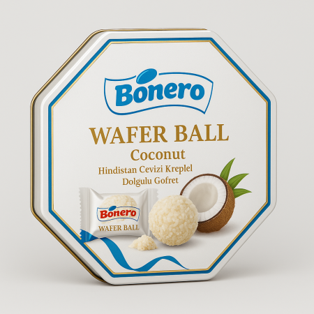 Bonero Christmas Gift Chocolate Octagonal Tin Box 400gr