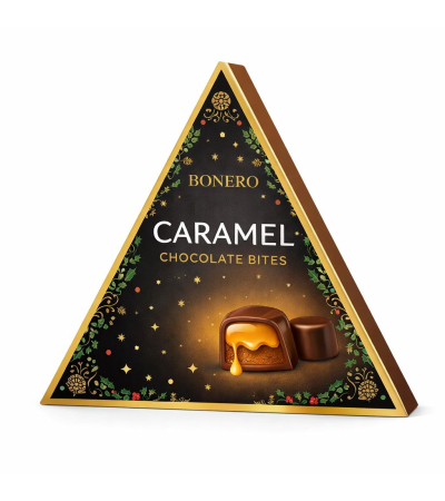 Bonero Caramel Chocolate Triangle Box