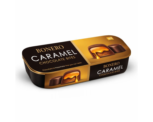 Bonero Caramel Chocolate bite ,Rectangular Box