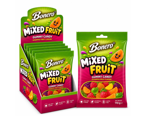  Bonero Mixed Fruit Gummy Candy