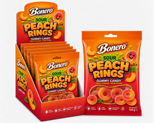 Bonero Sour Peach Rings