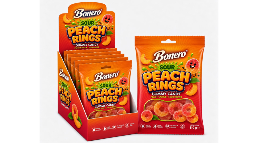 Bonero Sour Peach Rings