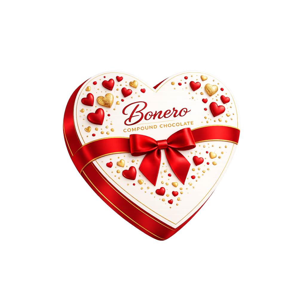 Bonero Compound Chocolate Heart Box