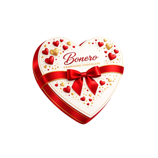 Bonero Compound Chocolate Heart Box