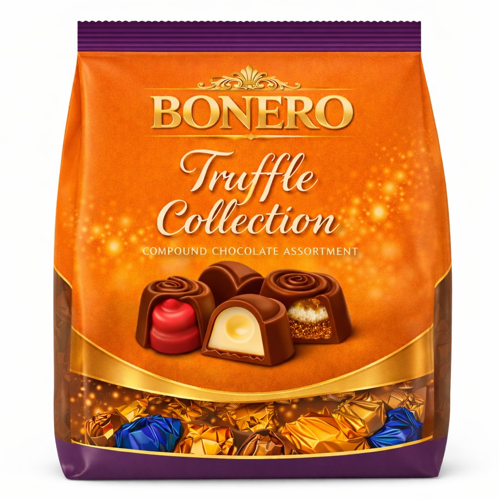 Bonero Premium Truffle Selection Compound Chocolate Assortment
