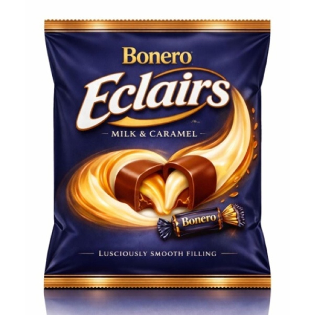 Bonero Éclaire Milk & Caramel – Lusciously Smooth Filling