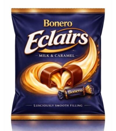 Bonero Éclaire Milk & Caramel – Lusciously Smooth Filling