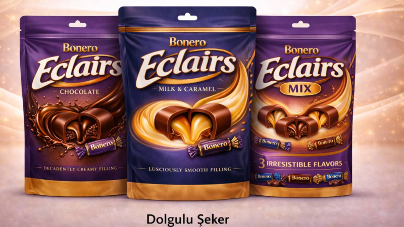 Eclairs Filled Soft Candy