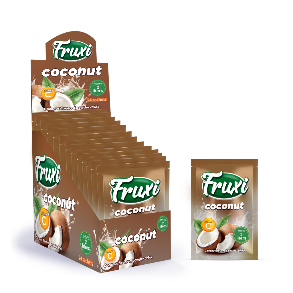 Fruxi Coconut Instant Powder Juice  9gr/1,5 liter