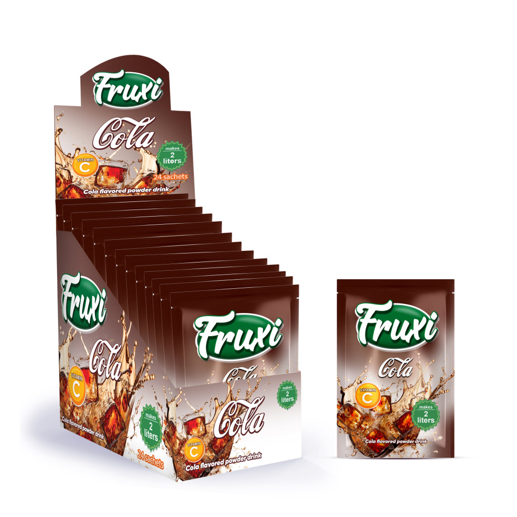 Fruxi cola instant powdered drink 9gr/1,5 liter