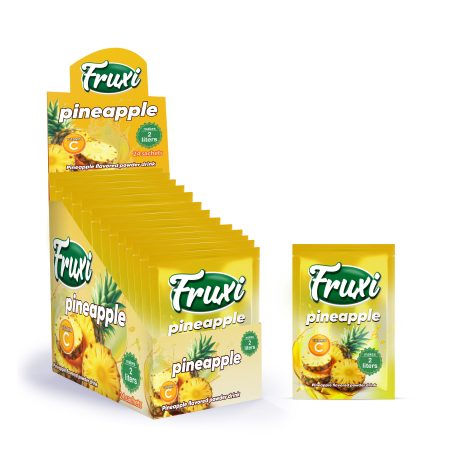 Fruxi instant powdered drink pineapple flavoured 10gr sachets 