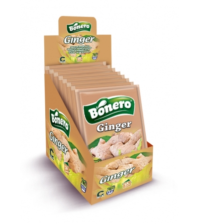 Bonero flavoured instant powder drink Ginger – 9gr/1.5L sachets
