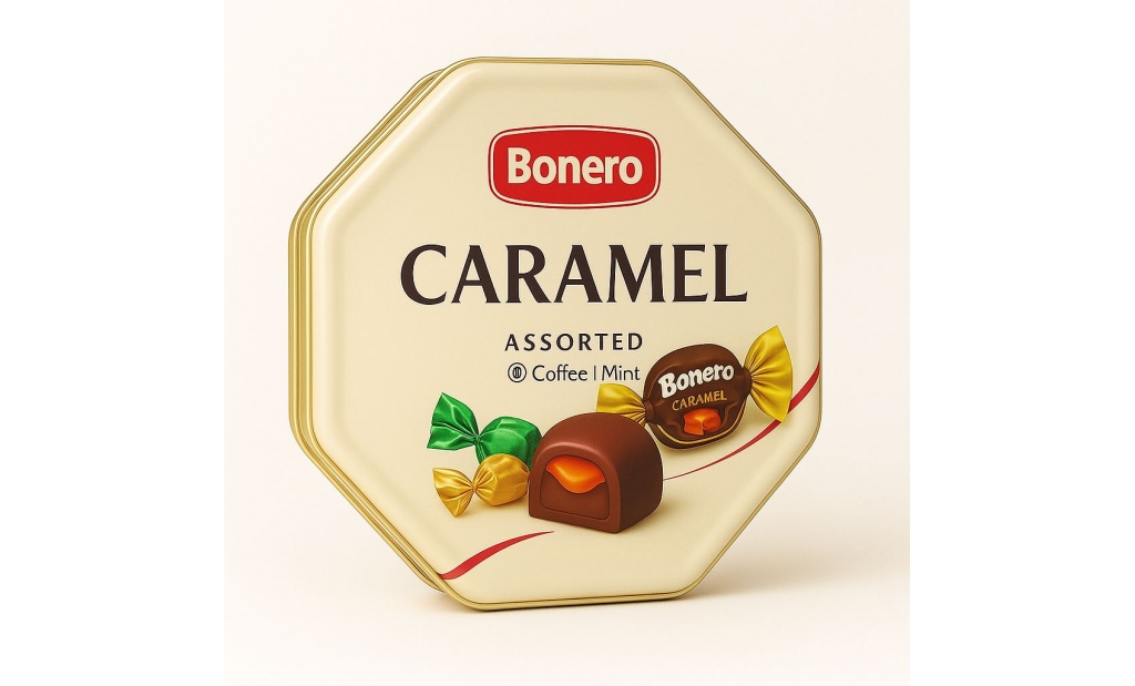 Bonero Caramel  Chocolate Tin Gift Box