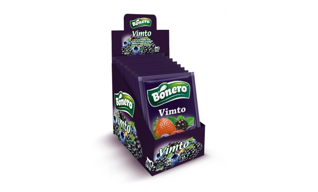 Bonero flavoured instant powder drink vimto – 9gr/1.5L  sachets 