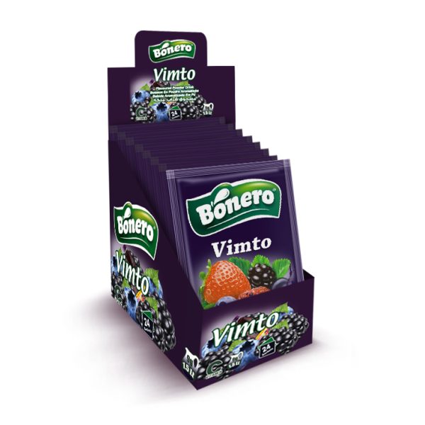 Bonero flavoured instant powder drink vimto – 9gr/1.5L  sachets 
